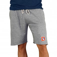 Шорты Denver Broncos Concepts Sport Throwback Logo Mainstream - Gray
