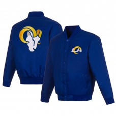 Куртка Los Angeles Rams JH Design Poly-Twill Varsity - Royal