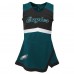 Girls Toddler Philadelphia Eagles Green Cheer Captain Dress with Bloomers