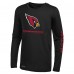 Футболка с длинным рукавом Arizona Cardinals Agility - Black
