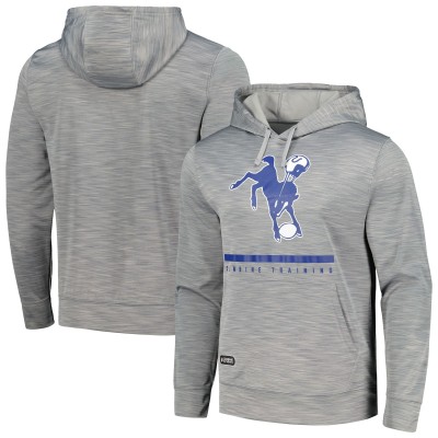 Толстовка Indianapolis Colts Grid Drill Streak Fleece - Heather Gray