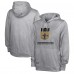 Толстовка New Orleans Saints Heather Gray Grid Drill Streak Fleece
