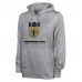 Толстовка New Orleans Saints Heather Gray Grid Drill Streak Fleece