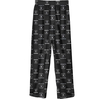 Пижамные штаны Las Vegas Raiders Youth Team-Colored Printed - Black