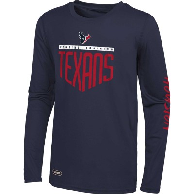 Футболка с длинным рукавом Houston Texans Impact - Navy