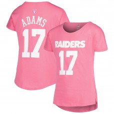 Футболка Davante Adams Las Vegas Raiders Girls Youth Player Name & Number - Pink