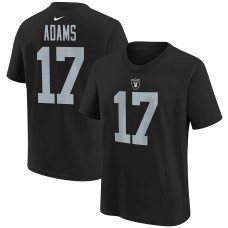 Футболка Davante Adams Las Vegas Raiders Nike Youth Player Name & Number - Black