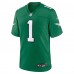 Подростковая Philadelphia Eagles Jalen Hurts Nike Kelly Green Game Jersey