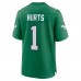 Подростковая Philadelphia Eagles Jalen Hurts Nike Kelly Green Game Jersey