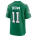 Подростковая  игровая джерси Philadelphia Eagles A.J. Brown Nike Kelly Green Game