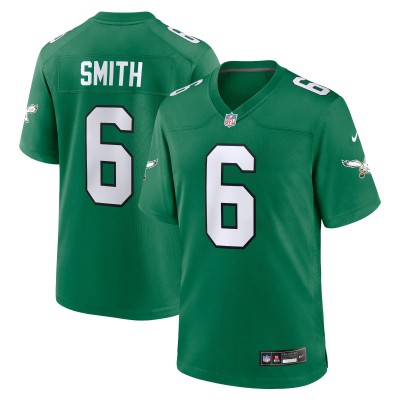 Подростковая Philadelphia Eagles DeVonta Smith Nike Kelly Green Game Jersey