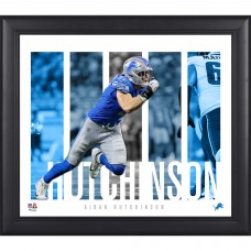 Detroit Lions Aidan Hutchinson Fanatics Authentic Framed 15 x 17 Player Panel Collage