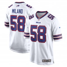 Игровая джерси Matt Milano Buffalo Bills Nike Away Game Player - White