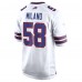 Игровая джерси Matt Milano Buffalo Bills Nike Away Game Player - White