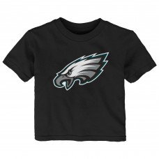Малышам Philadelphia Eagles Black Primary Logo T-Shirt