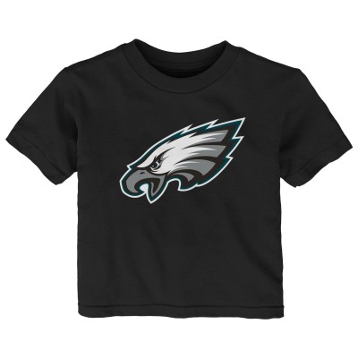 Малышам Philadelphia Eagles Black Primary Logo T-Shirt