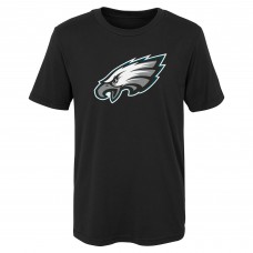 Дошкольникам Philadelphia Eagles Black Primary Logo T-Shirt