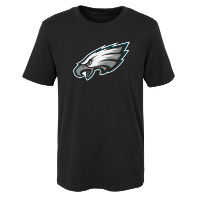 Дошкольникам Philadelphia Eagles Black Primary Logo T-Shirt