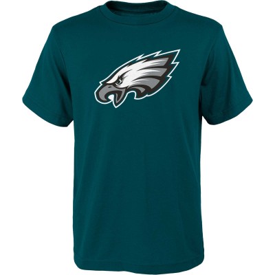 Подростковая Philadelphia Eagles Outerstuff Green Primary Logo T-Shirt
