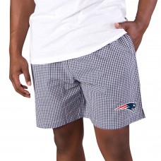 New England Patriots Concepts Sport Tradition Woven Jam Shorts - Navy/White