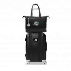 Miami Dolphins MOJO Premium Laptop Tote Bag and Luggage Set