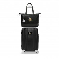 Minnesota Vikings MOJO Premium Laptop Tote Bag and Luggage Set