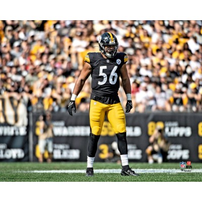 Unsigned Pittsburgh Steelers Alex Highsmith Fanatics Authentic Pre-Snap Photograph