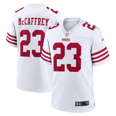 Джерси San Francisco 49ers Christian McCaffrey Nike White Game Player