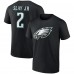 Футболка с номером Darius Slay Jr. Philadelphia Eagles Icon - Black
