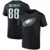Футболка с номером Dallas Goedert Philadelphia Eagles Icon - Black Футболка с номером Dallas Goedert Philadelphia Eagles Icon - Black