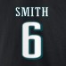 Футболка с номером DeVonta Smith Philadelphia Eagles Icon - Black