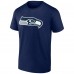 Футболка Kenneth Walker III Seattle Seahawks Icon Player Name & Number - Navy