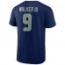 Футболка Kenneth Walker III Seattle Seahawks Icon Player Name & Number - Navy