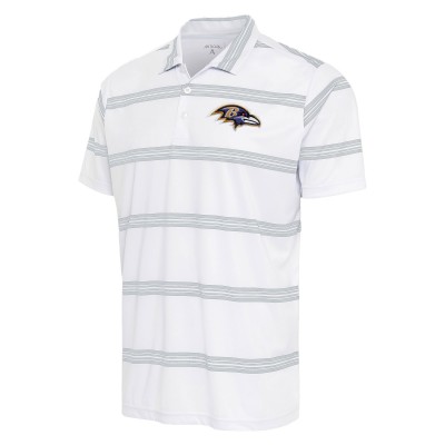 Поло Baltimore Ravens Antigua Groove - White/Gray