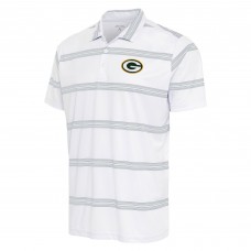 Поло Green Bay Packers Antigua Groove - White/Gray