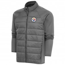 Pittsburgh Steelers Antigua Steel Altitude Full-Zip Jacket