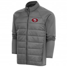 Кофта на молнии San Francisco 49ers Antigua Altitude - Steel
