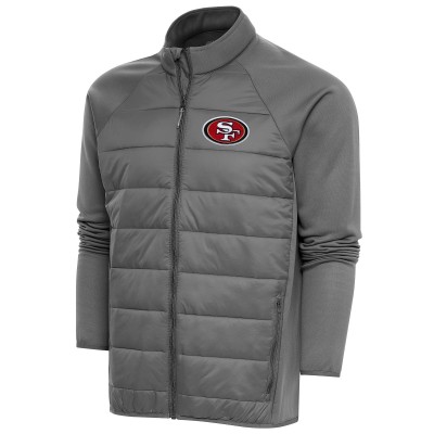 Кофта на молнии San Francisco 49ers Antigua Altitude - Steel