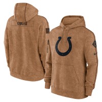 Толстовка Indianapolis Colts Nike 2023 Salute To Service Club - Brown