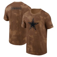 Футболка Dallas Cowboys Nike 2023 Salute To Service Sideline - Brown