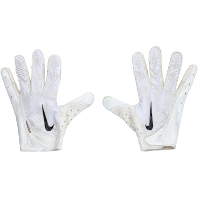 Cleveland Browns Ronnie Harrison Jr. Fanatics Authentic Game-Used White Nike Gloves vs. Baltimore Ravens on October 23, 2022