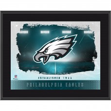 Philadelphia Eagles Fanatics Authentic Framed 10.5 x 13 Sublimated Horizontal Team Logo Plaque