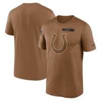 Футболка Indianapolis Colts Nike 2023 Salute To Service Legend Performance - Brown