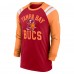 Футболка с длинным рукавом Tampa Bay Buccaneers Nike Classic Arc Raglan Tri-Blend - Red/Orange