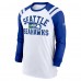 Футболка с длинным рукавом Seattle Seahawks Nike Classic Arc Raglan Tri-Blend - White/Royal