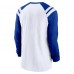 Футболка с длинным рукавом Seattle Seahawks Nike Classic Arc Raglan Tri-Blend - White/Royal