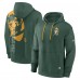 Толстовка Green Bay Packers Nike Throwback Layered Logo Statement - Green