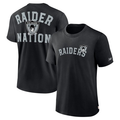 Las Vegas Raiders Nike Black Rewind Slogan T-Shirt
