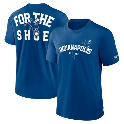 Indianapolis Colts Nike Royal Rewind Slogan T-Shirt