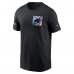 Футболка Carolina Panthers Nike Black Crucial Catch Sideline Tri-Blend